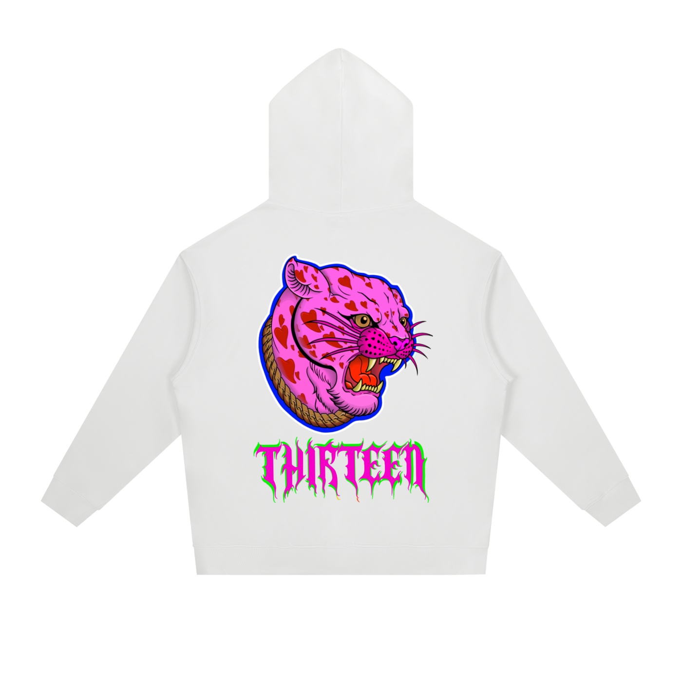 “PINK PANTHER” Essential Heavyweight Drop-Shoulder Hoodie - Image 4