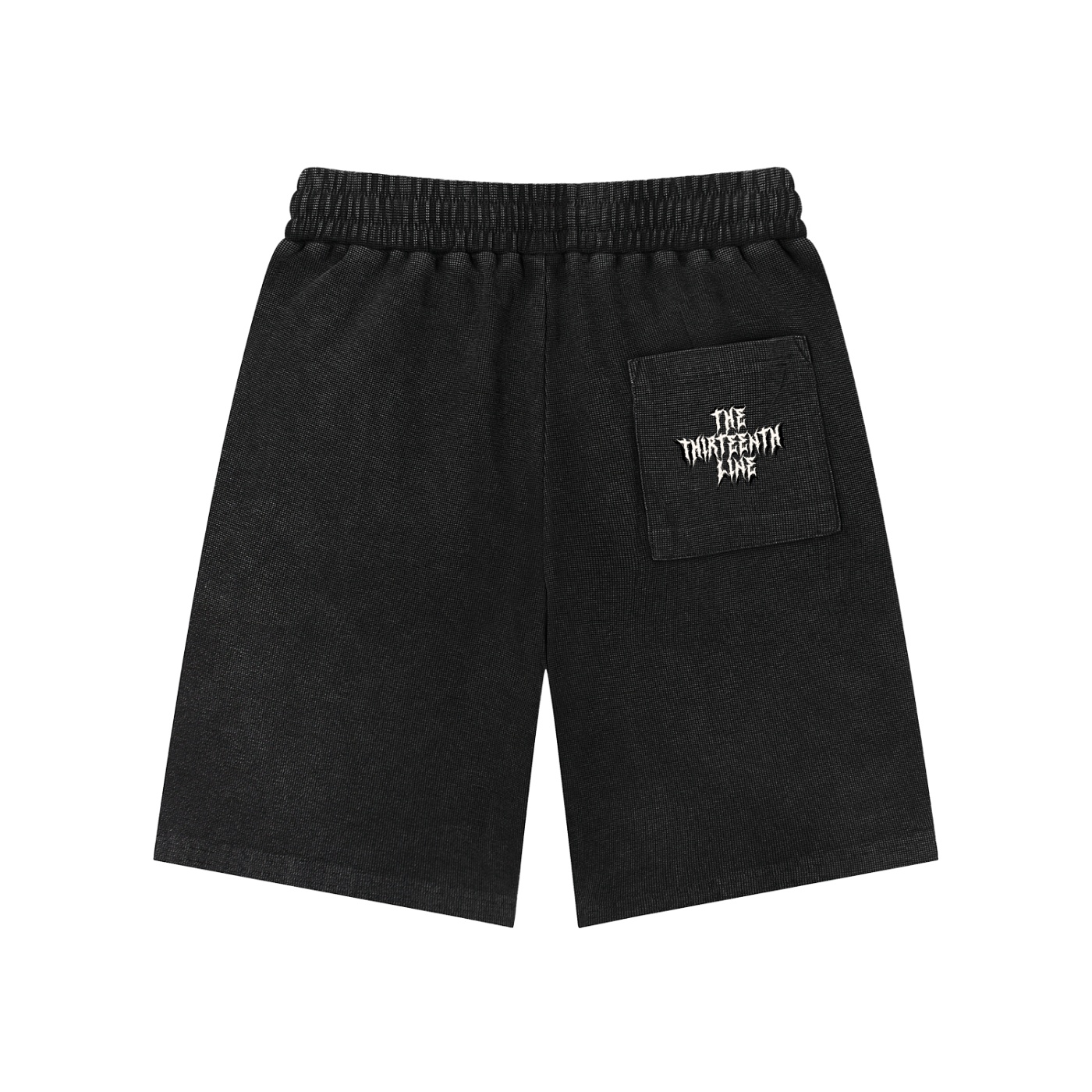 ’THIRTEEN” Mineral Wash Waffle Knit Shorts - Image 14