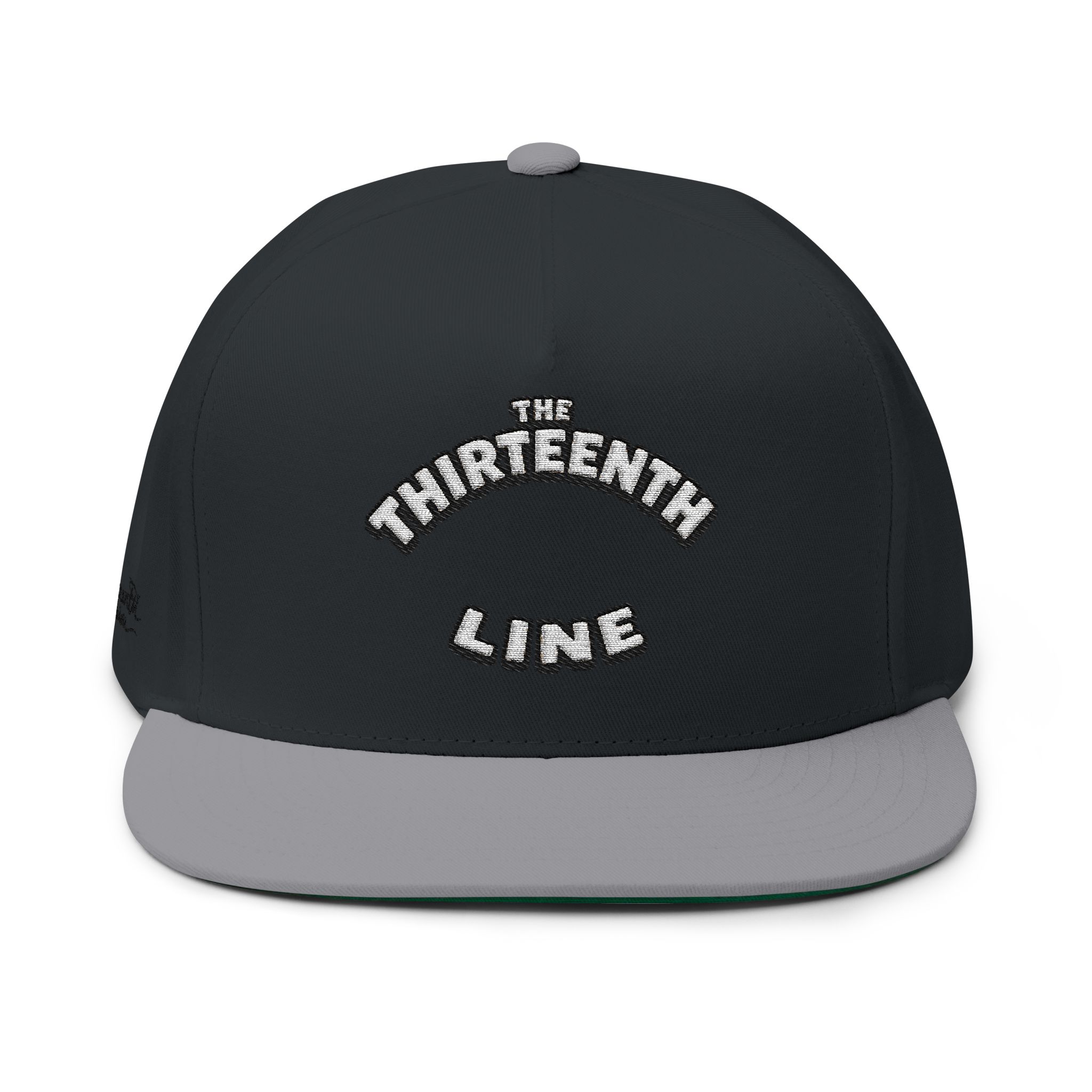 “HAPPY BRAIN” The Thirteenth Line Embroidered Flat Bill Cap - Image 14