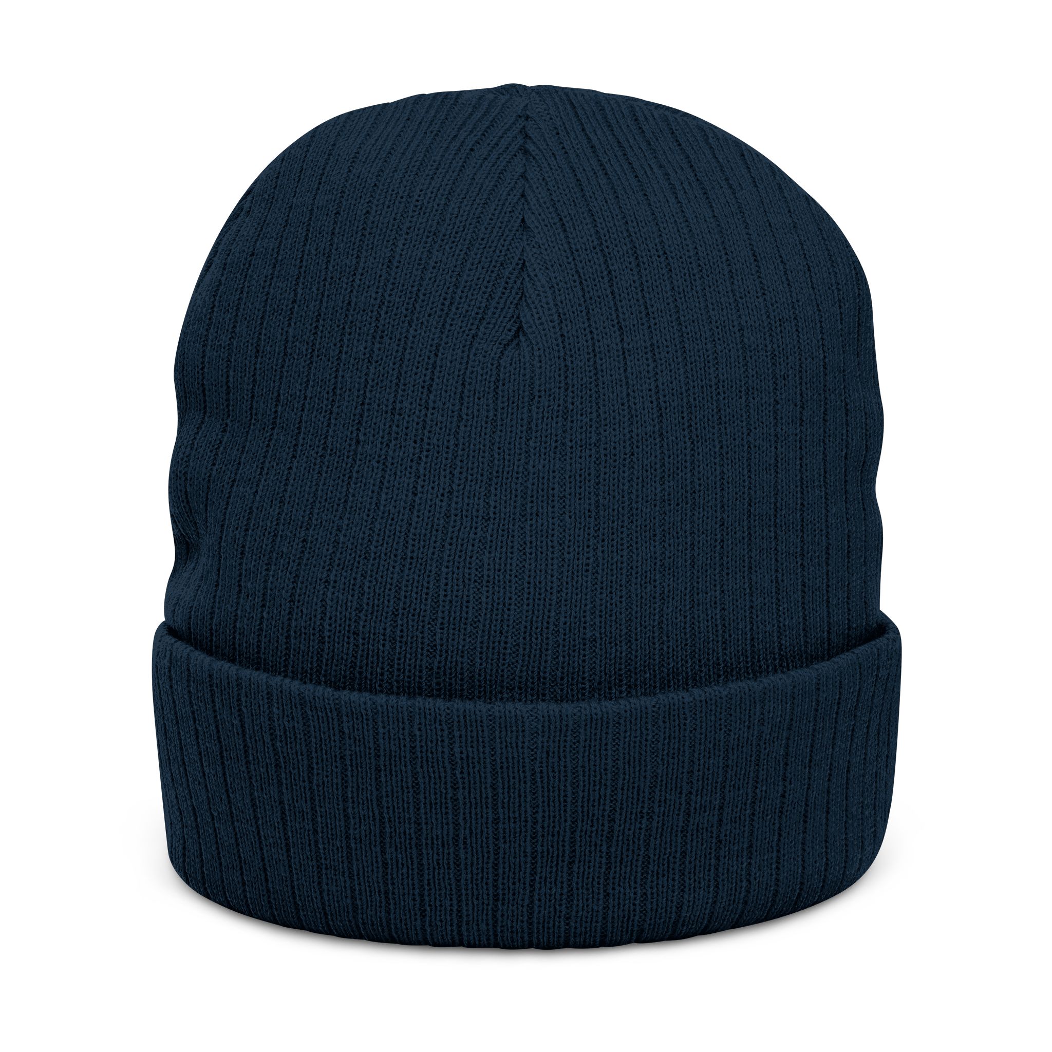 “Hand written”Embroidered Ribbed Knit Beanie — Cozy Winter Cuffed Hat - Image 15