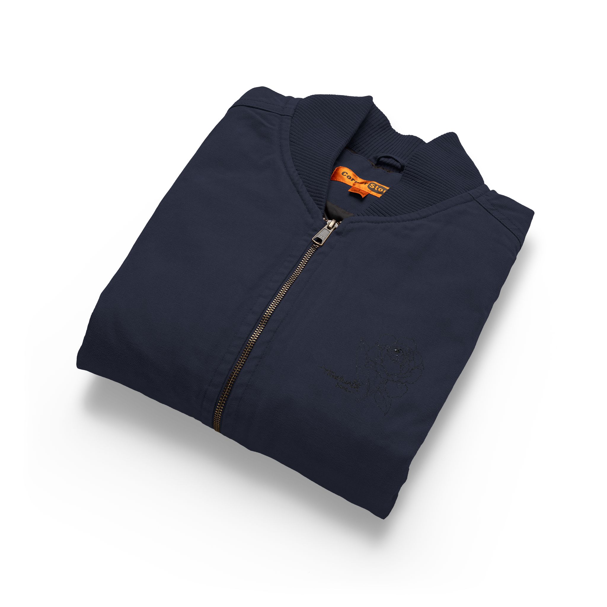 “Bloom” Embroidered Washed Duck Cloth Work Vest — Rugged Outdoor Utility Vest - Image 6
