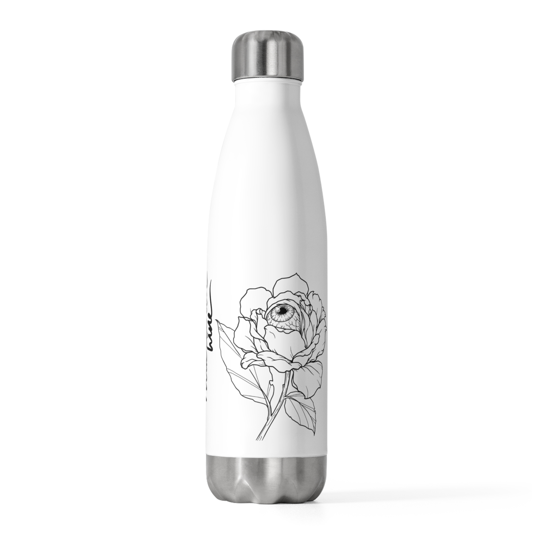 “BLOOM” Insulated Bottle – Red Demon Skull "The Thirteenth Line" Stainless 20oz