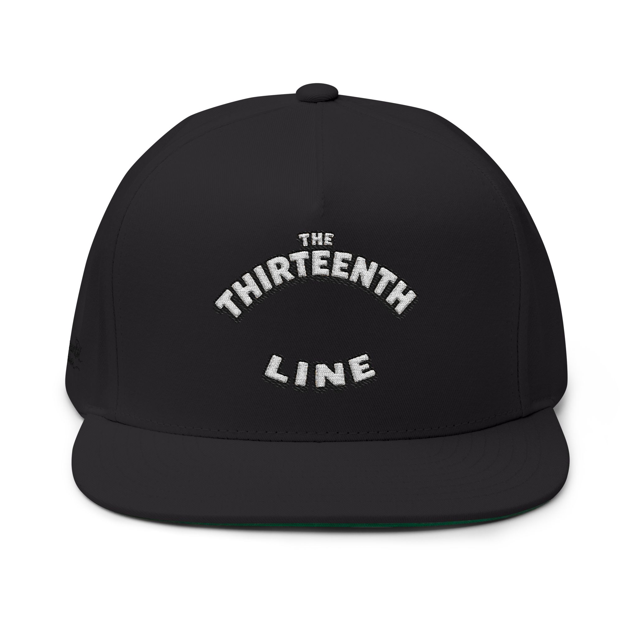“HAPPY BRAIN” The Thirteenth Line Embroidered Flat Bill Cap - Image 12