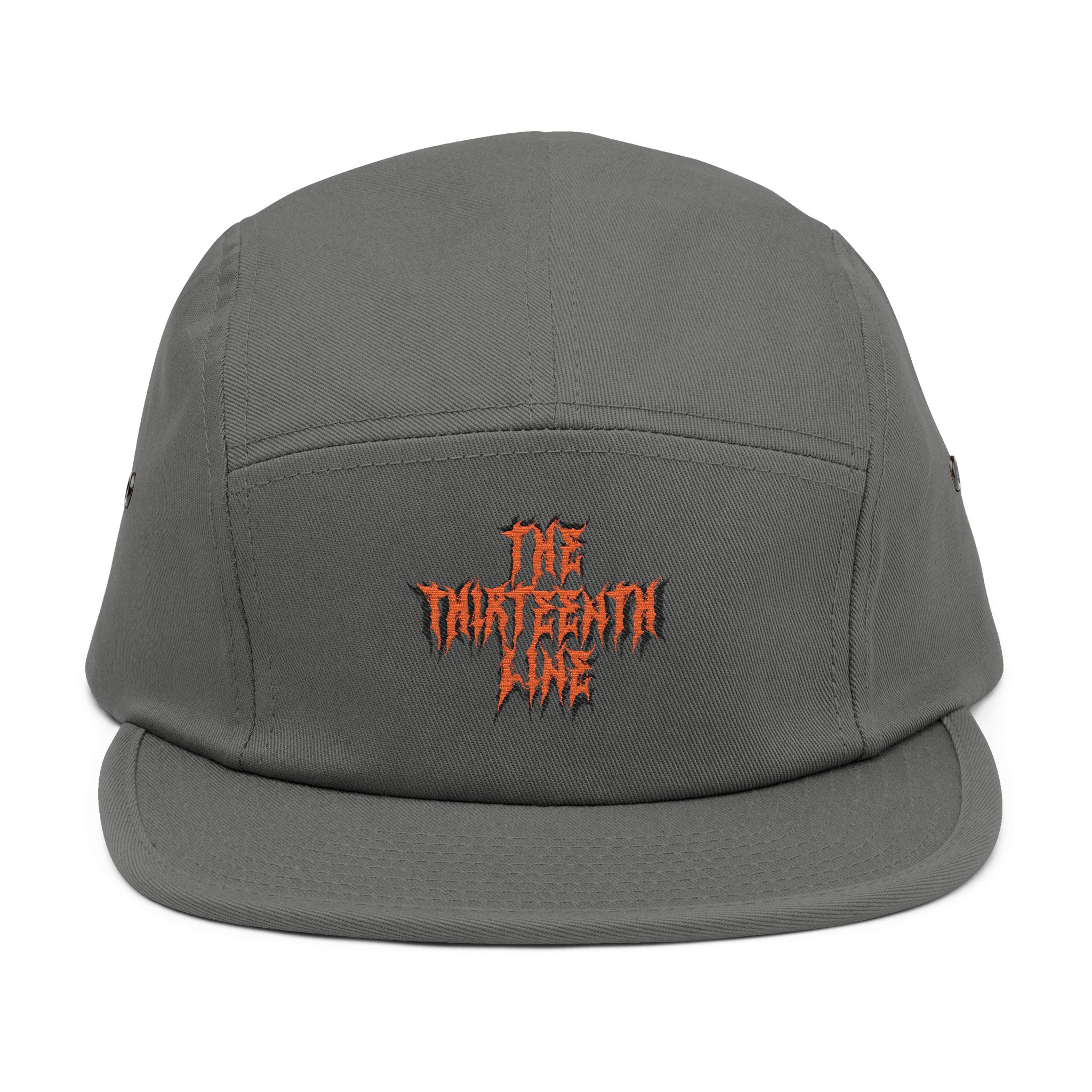 “13” Embroidered 'The Harbinger' 5-Panel Cap — Khaki Streetwear Hat - Image 10