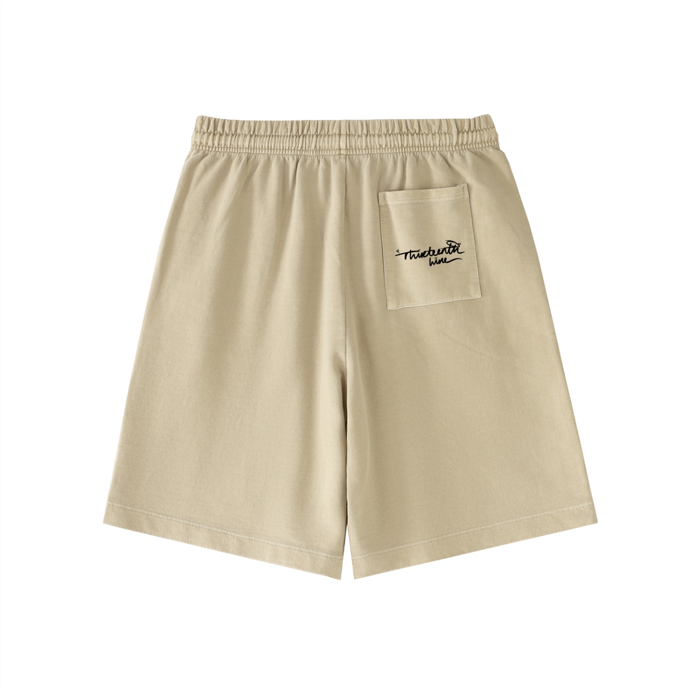 “GHOST” Vintage Wash Cotton Shorts - Image 4