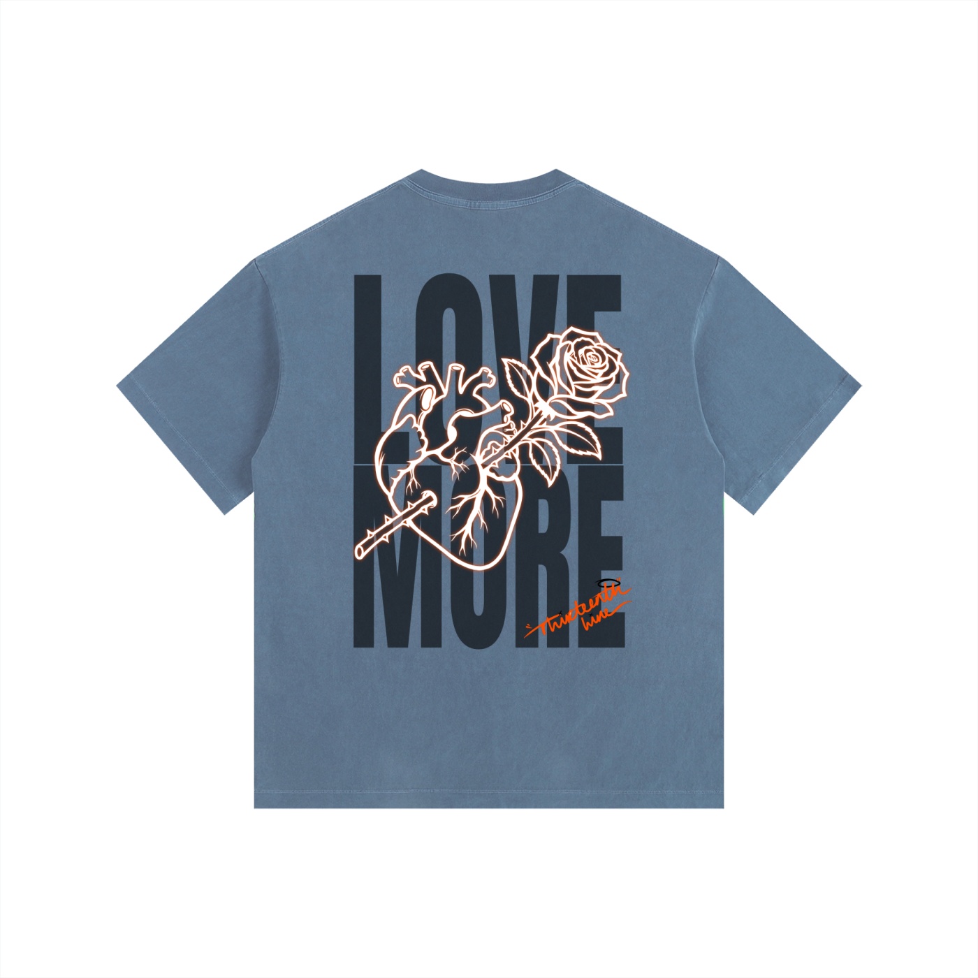 “LOVE MORE” Vintage Washed Oversized Cotton T-Shirt - Image 16