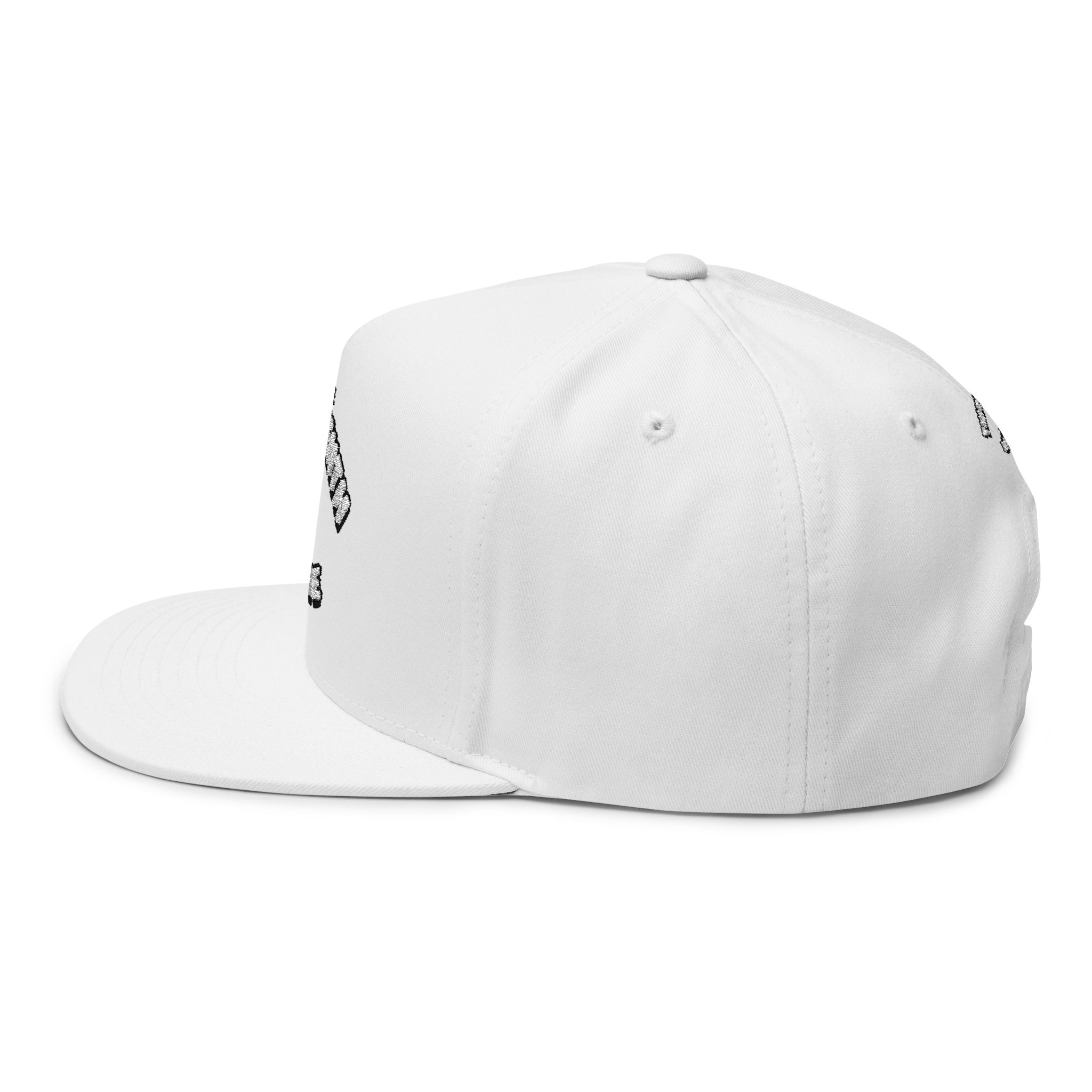 “HAPPY BRAIN” The Thirteenth Line Embroidered Flat Bill Cap - Image 6