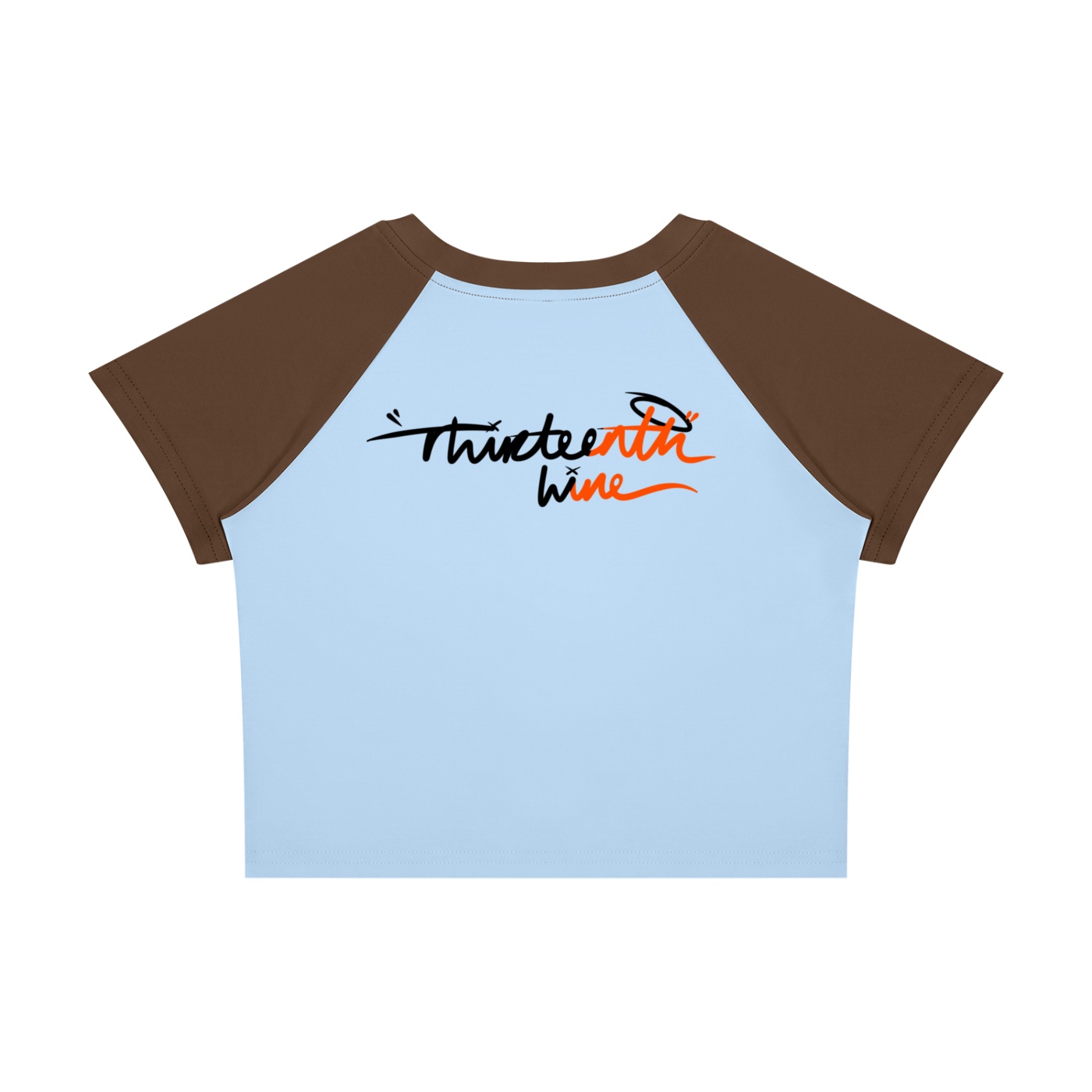 “HAND WRITTEN” Women’s Raglan Color Block Baby T-Shirt - Image 8