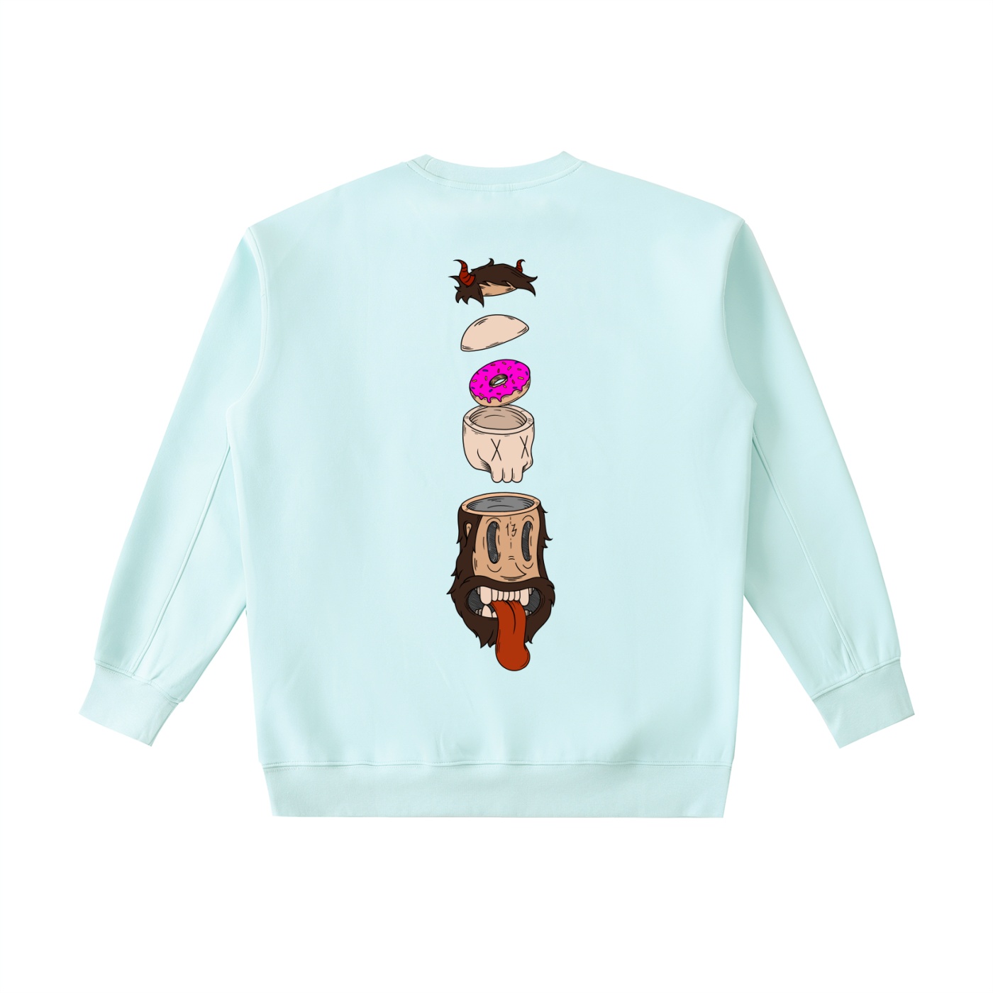 “SPLIT” Essential Heavyweight Crewneck Sweatshirt - Image 12