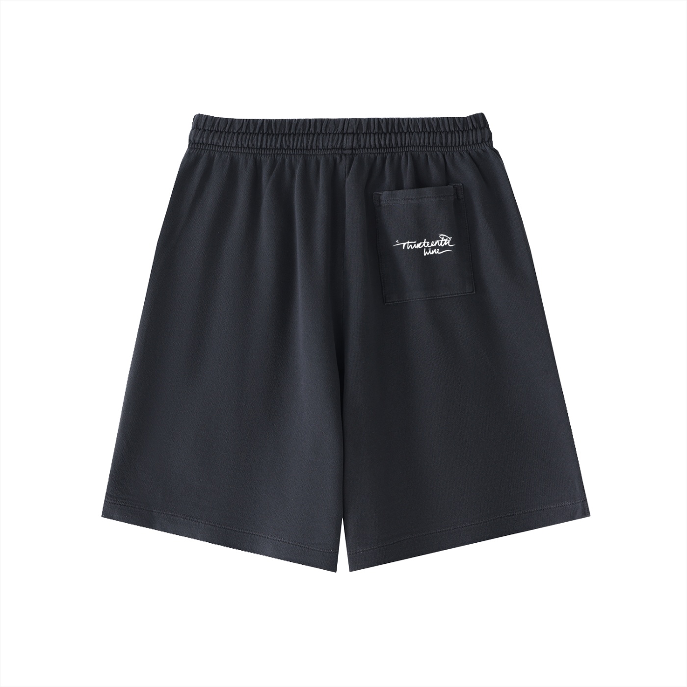 “GHOST” Vintage Wash Cotton Shorts - Image 2