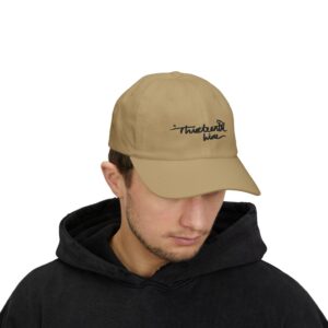 “Hand writing”Dad Cap — Handwritten "Thirteenth Tribe" Script Embroidered Hat