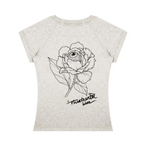 ”BLOOM” Women’s Slim Raglan T-Shirt