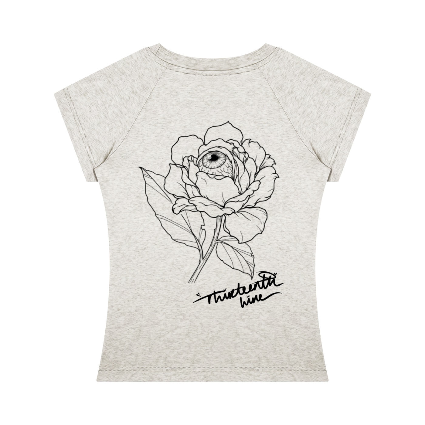 ”BLOOM” Women’s Slim Raglan T-Shirt