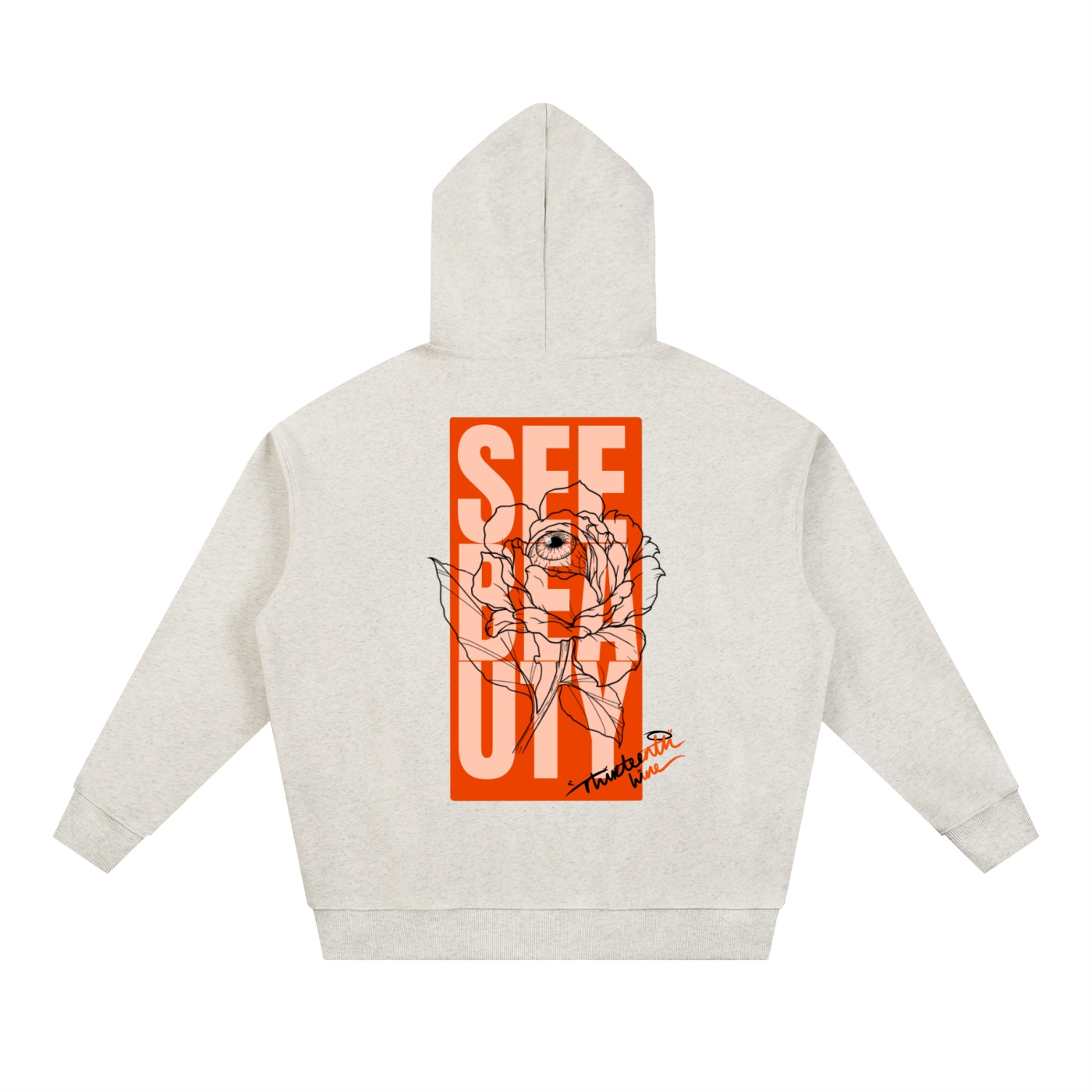 ”SEE BEAUTY” Essential Heavyweight Hoodie - Image 8