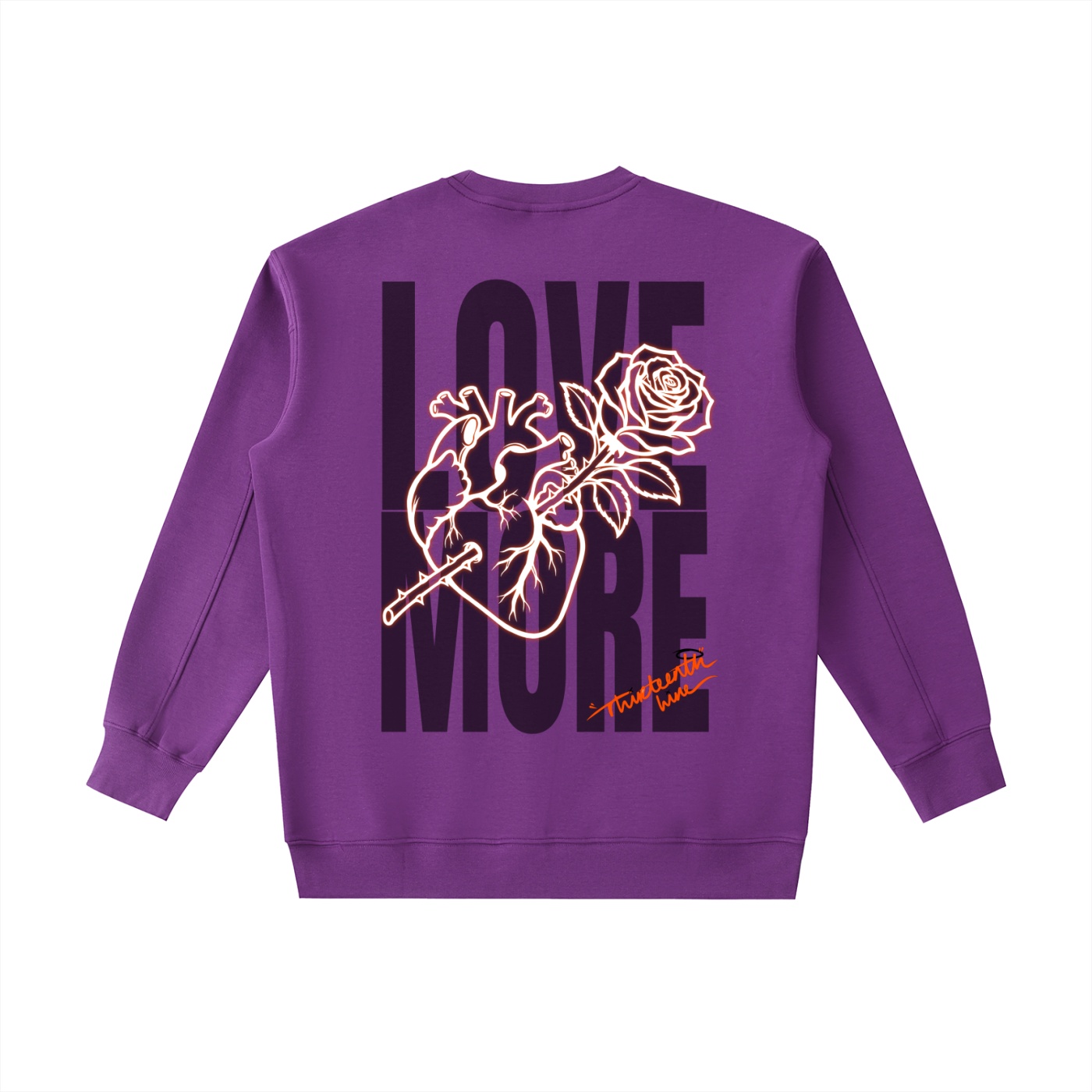 ”LOVE MORE” Essential Heavyweight Crewneck Sweatshirt - Image 10
