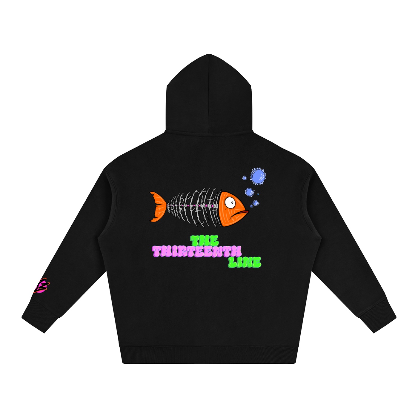 “OG FISH” Oversize Fleeced Hoodie - Image 2