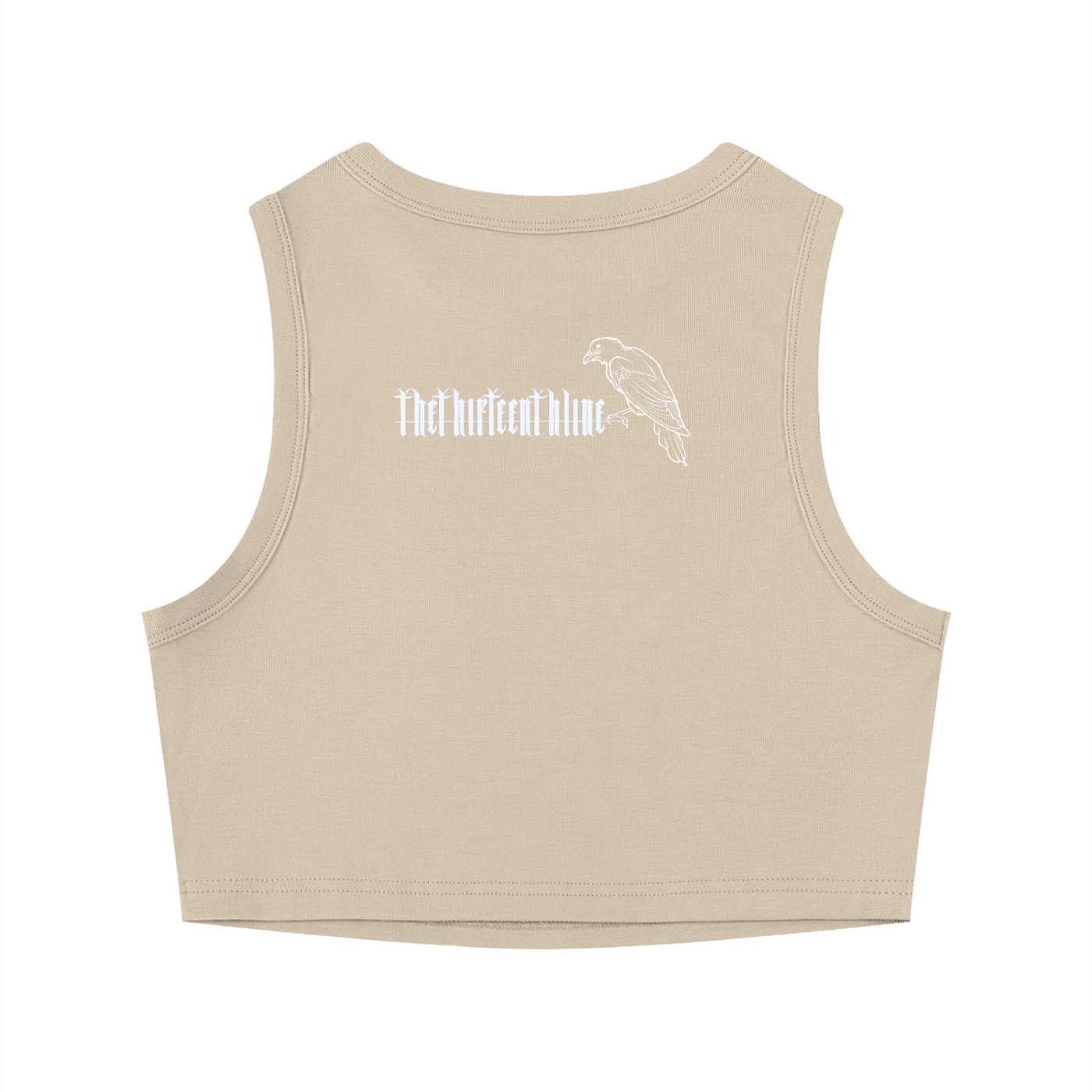 “THE CROW” Women's Tight Crewneck Crop Tank Top - Image 4