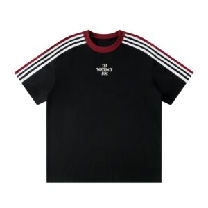 ”90s 13” Unisex Colorblock Striped T-Shirt