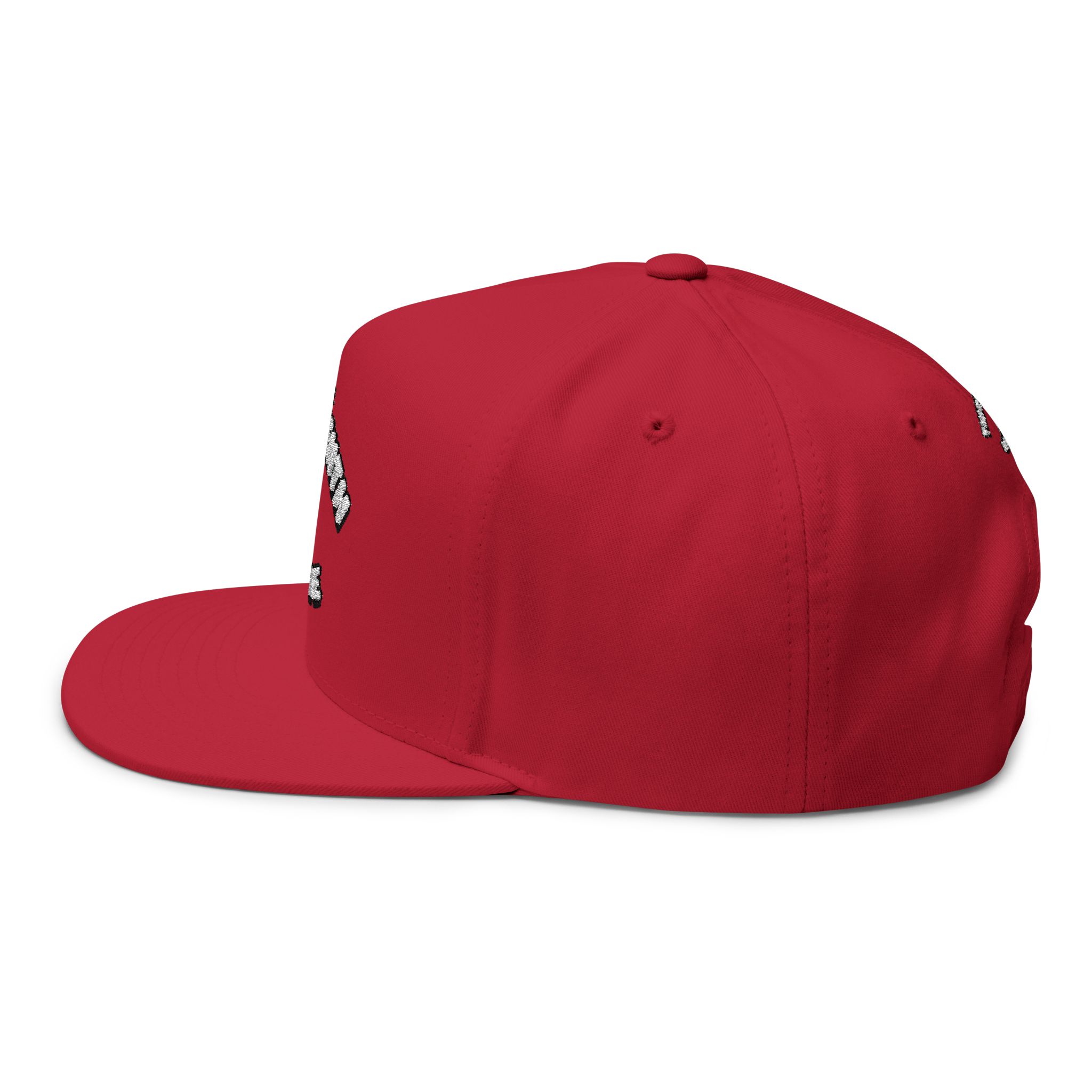 “HAPPY BRAIN” The Thirteenth Line Embroidered Flat Bill Cap - Image 2