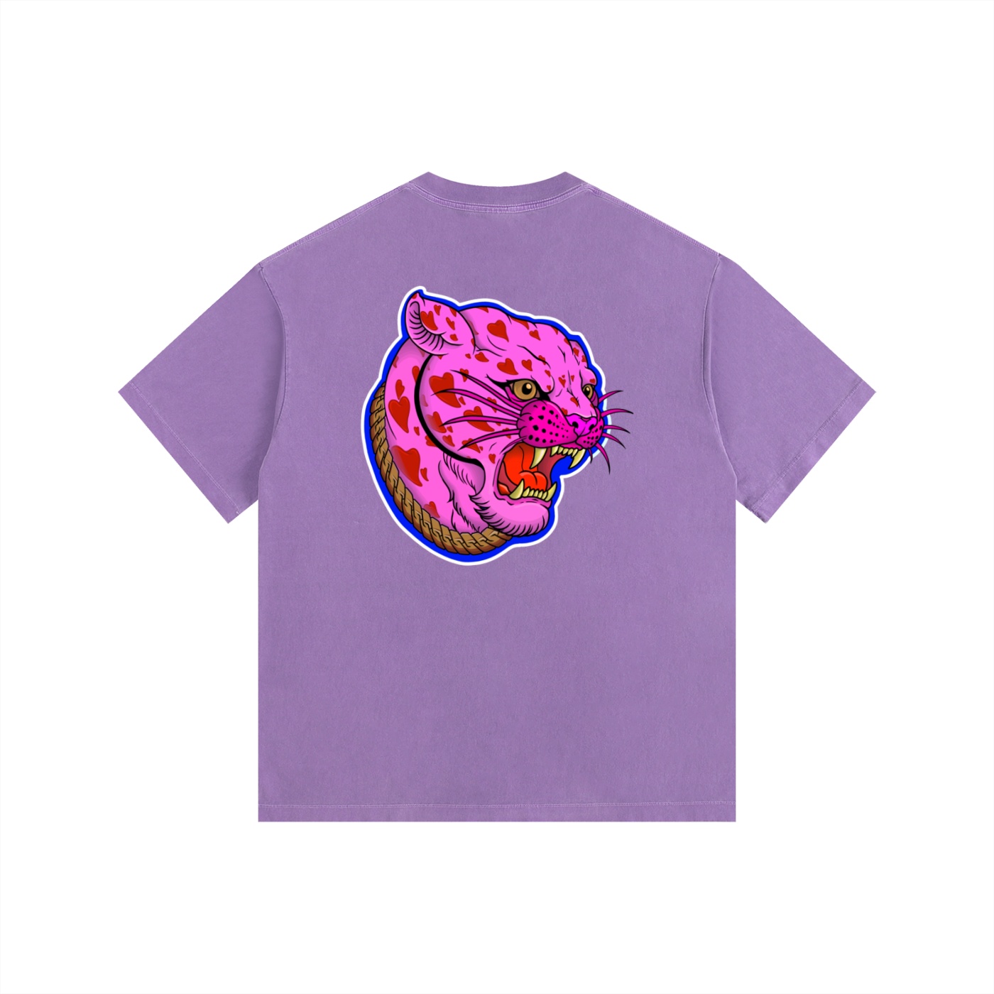 ”PINK PANTHER” Vintage Washed Oversized Cotton T-Shirt - Image 14
