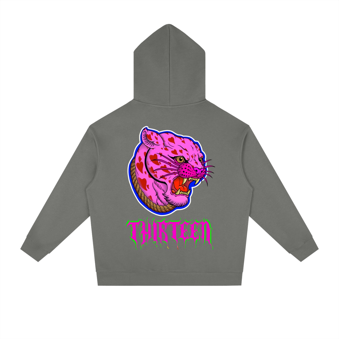 “PINK PANTHER” Essential Heavyweight Drop-Shoulder Hoodie - Image 12