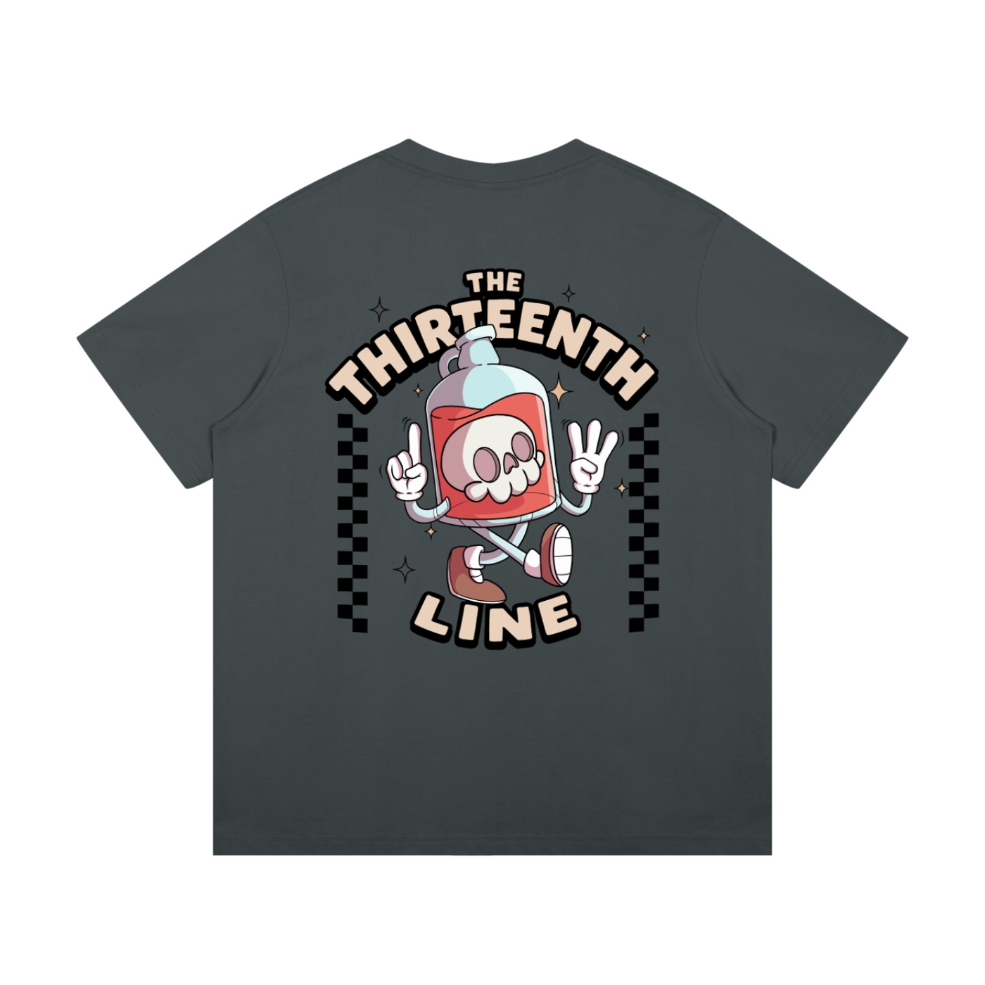 ”BOTTLE BRAIN” Unisex Mid-Weight Cotton T-Shirt - Image 10