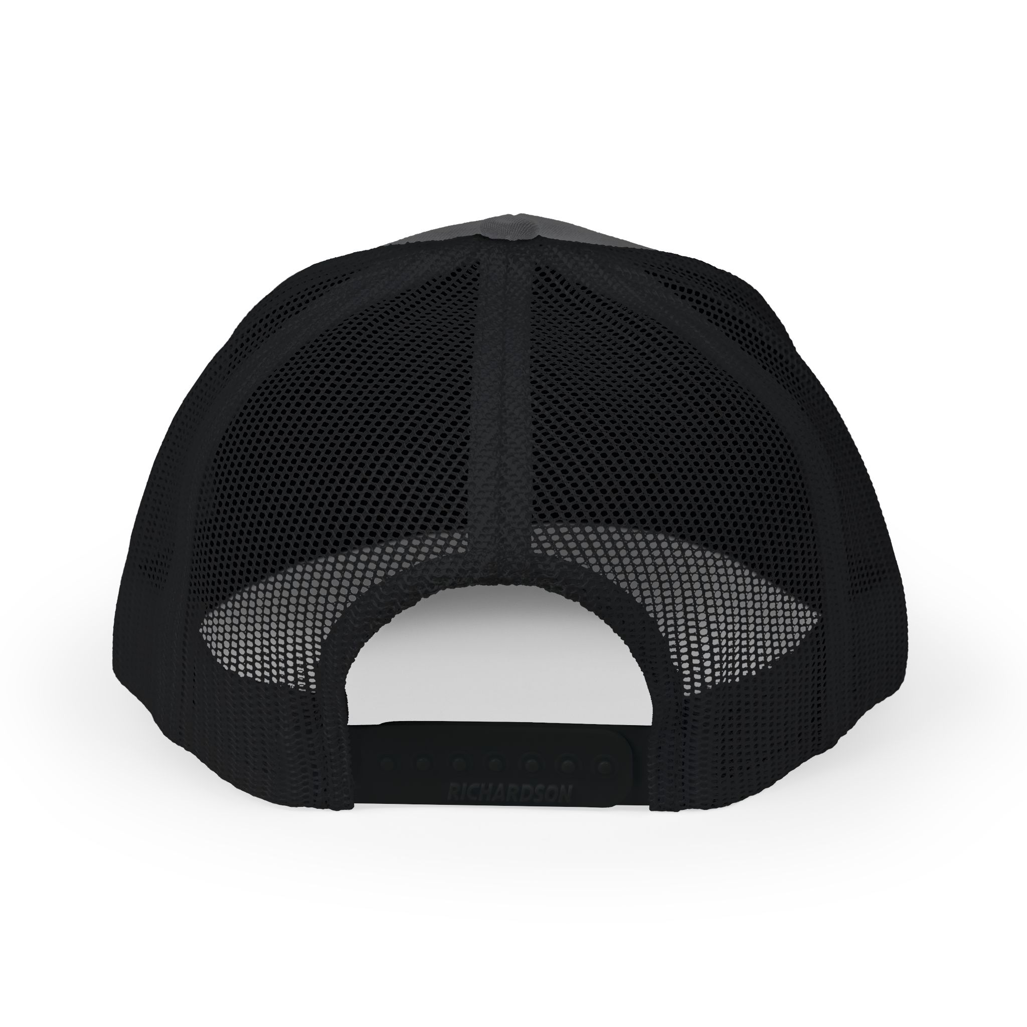 “13” Trucker Cap — 'The Unforgiven One' Red Gothic Logo - Image 5