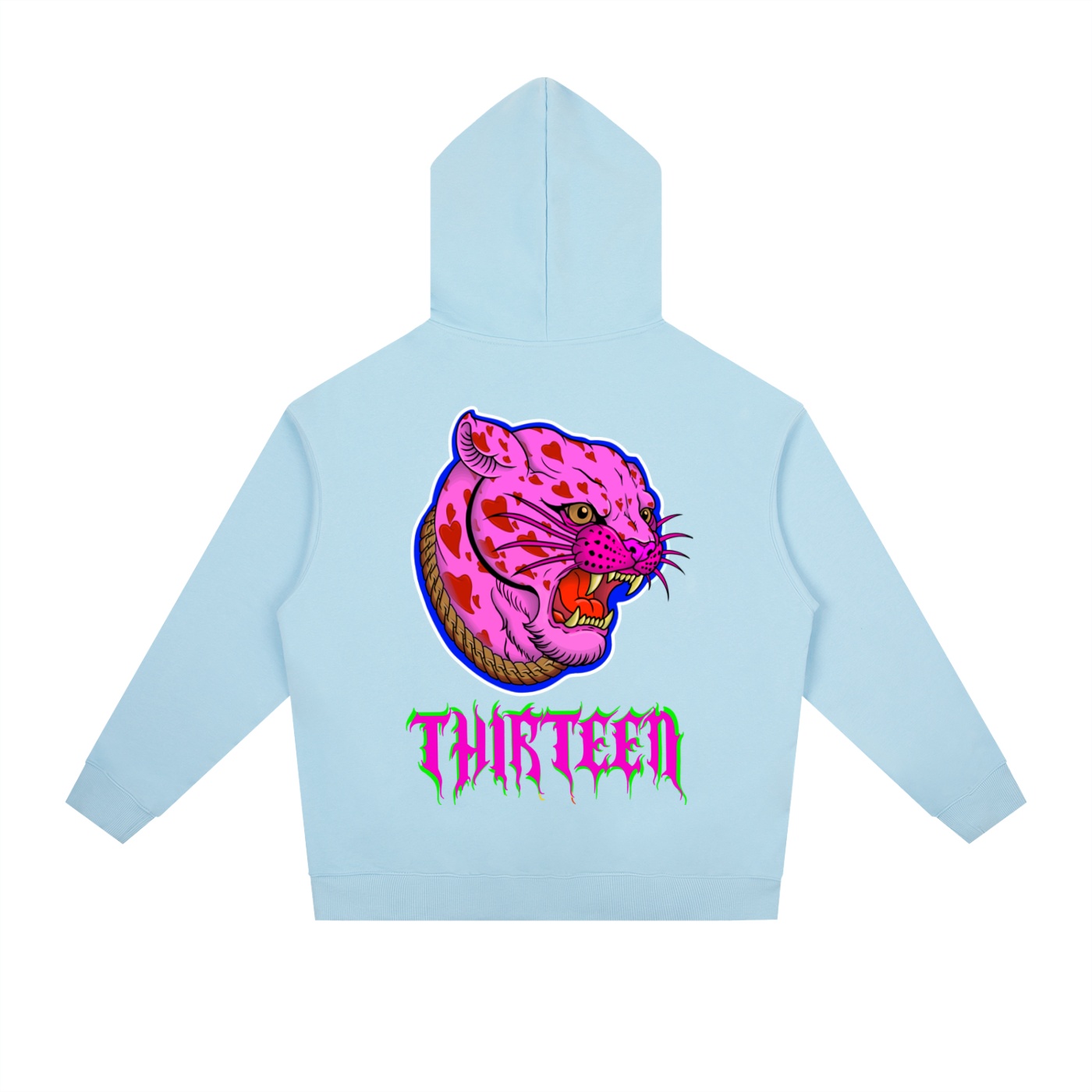 “PINK PANTHER” Essential Heavyweight Drop-Shoulder Hoodie - Image 6