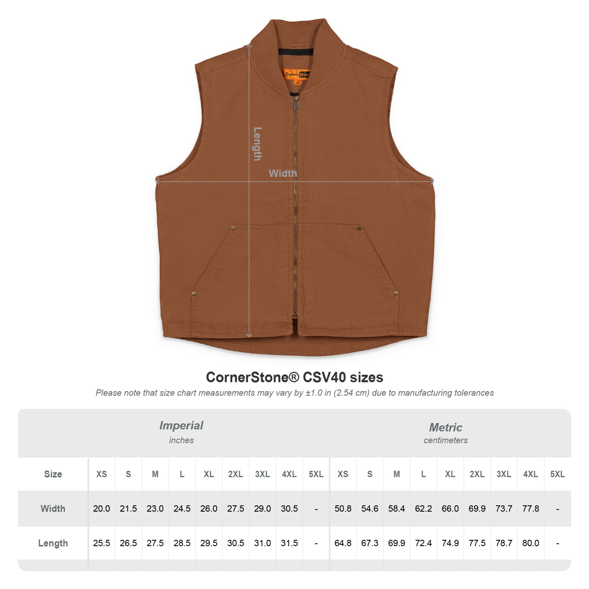 “Bloom” Embroidered Washed Duck Cloth Work Vest — Rugged Outdoor Utility Vest - Image 4