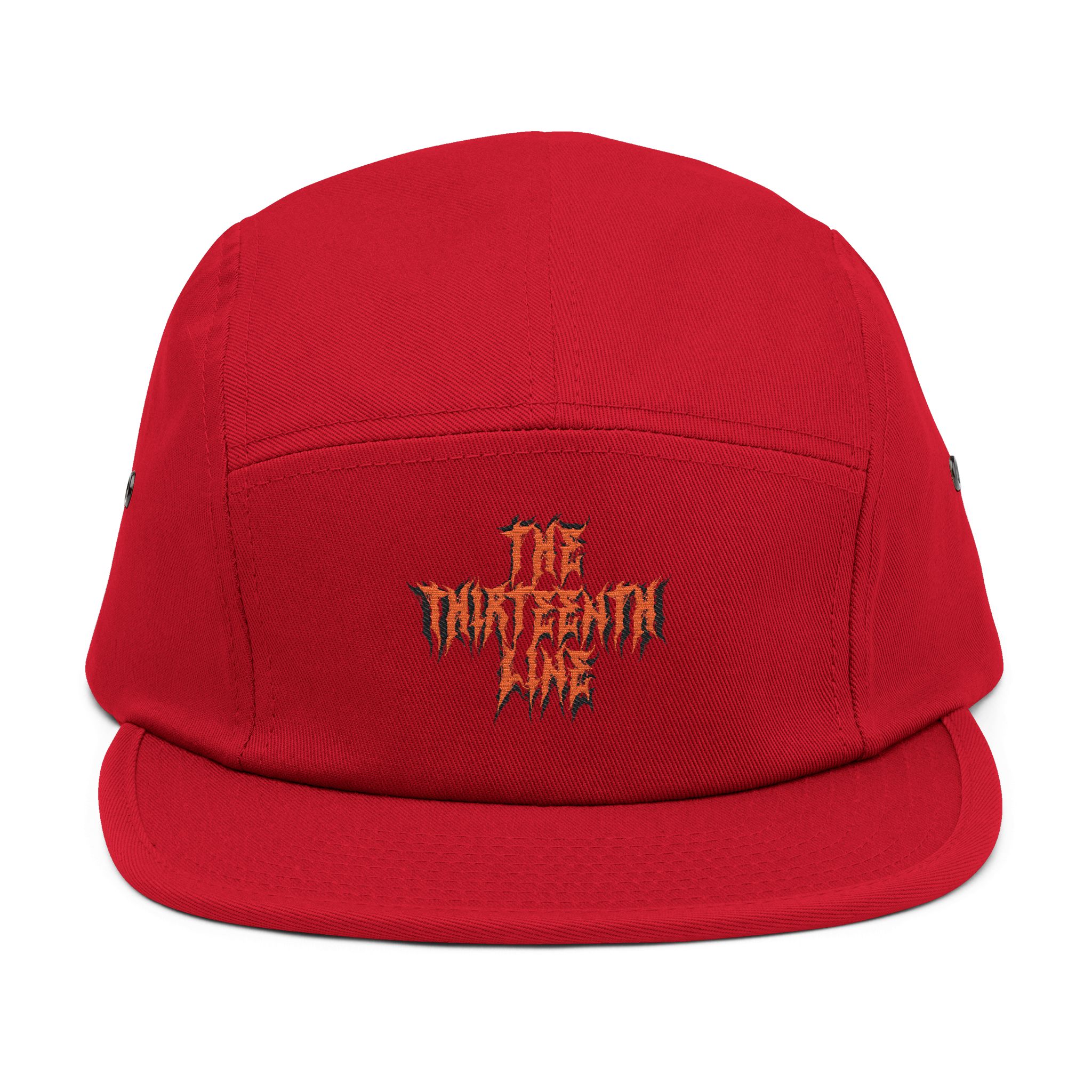 “13” Embroidered 'The Harbinger' 5-Panel Cap — Khaki Streetwear Hat - Image 16