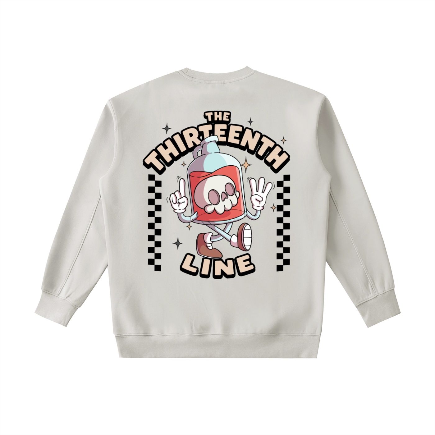 ”BOTTLE BRAIN” Essential Heavyweight Crewneck Sweatshirt - Image 10