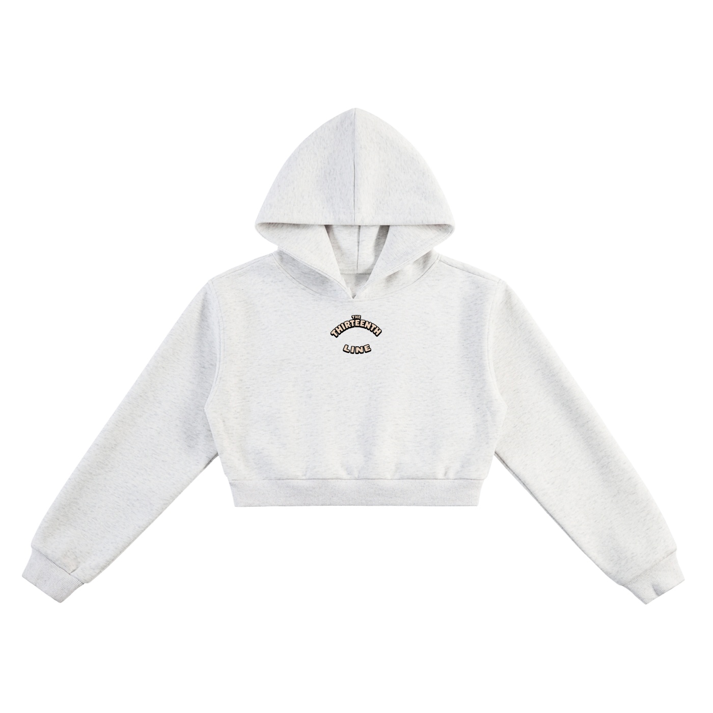 ” BOTTLE BRAIN” Essential Cropped Hoodie - Image 3