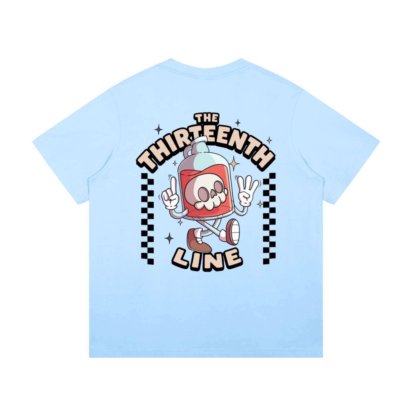 ”BOTTLE BRAIN” Unisex Mid-Weight Cotton T-Shirt - Image 6