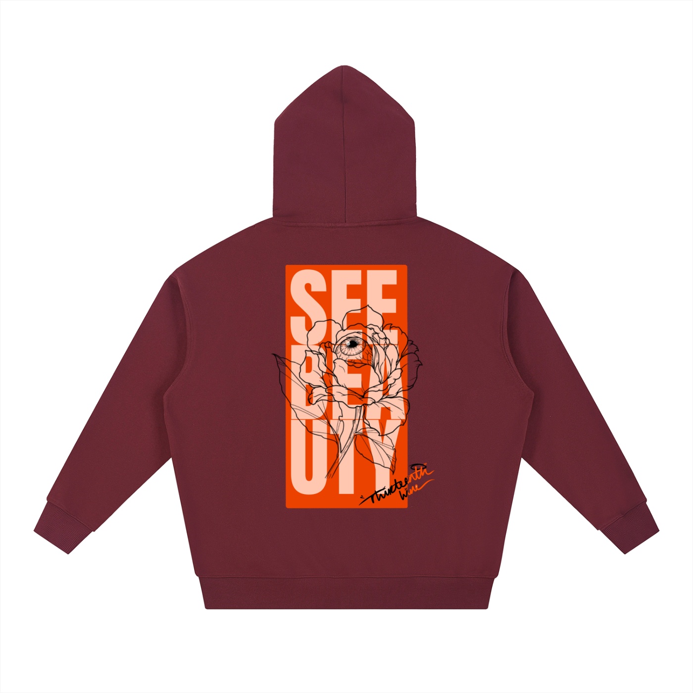 “SEE BEAUTY” Essential Heavyweight Hoodie - Image 24