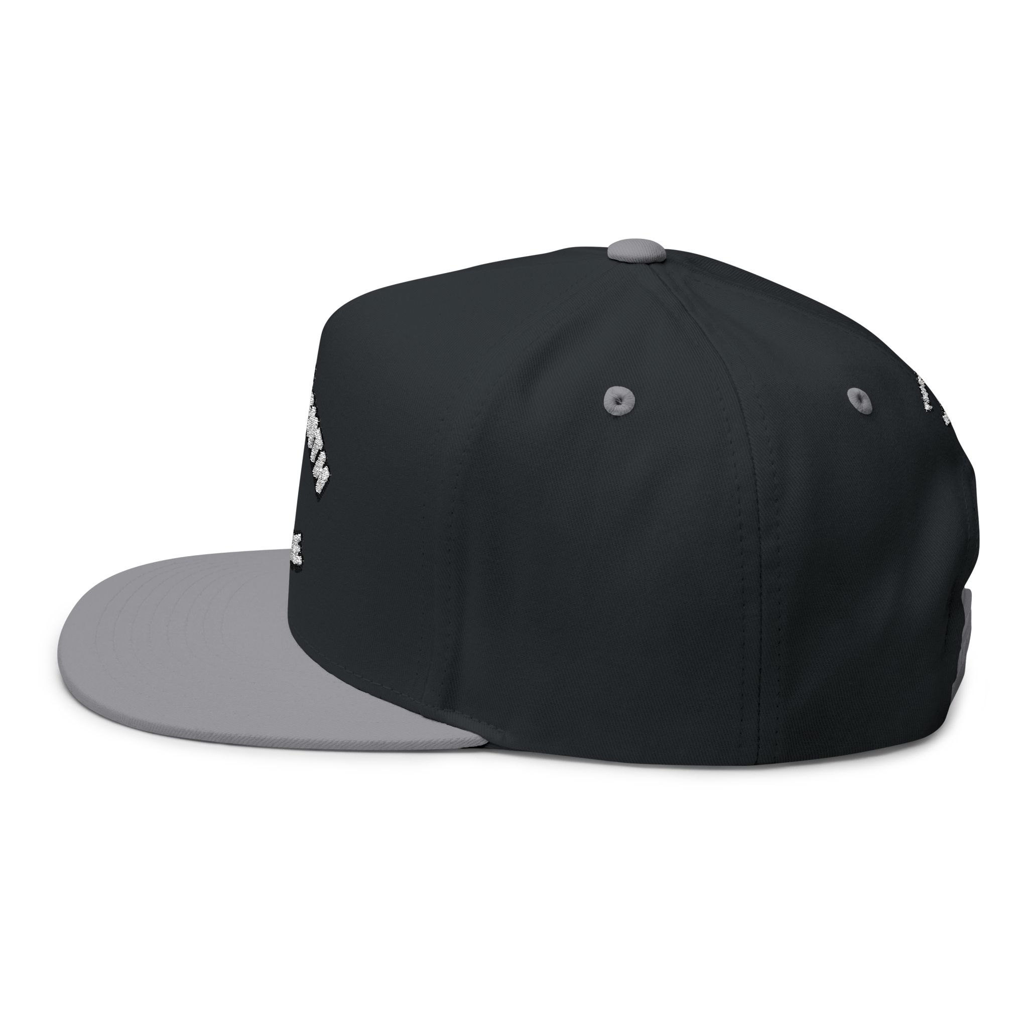 “HAPPY BRAIN” The Thirteenth Line Embroidered Flat Bill Cap - Image 15