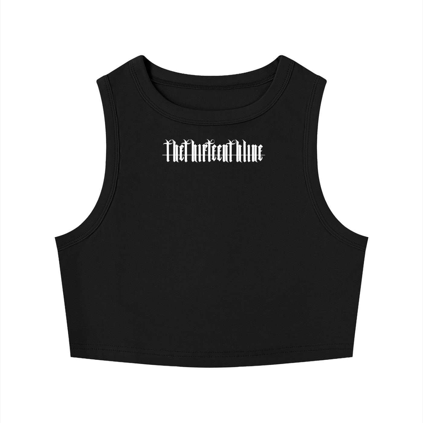 “THE CROW” Women's Tight Crewneck Crop Tank Top