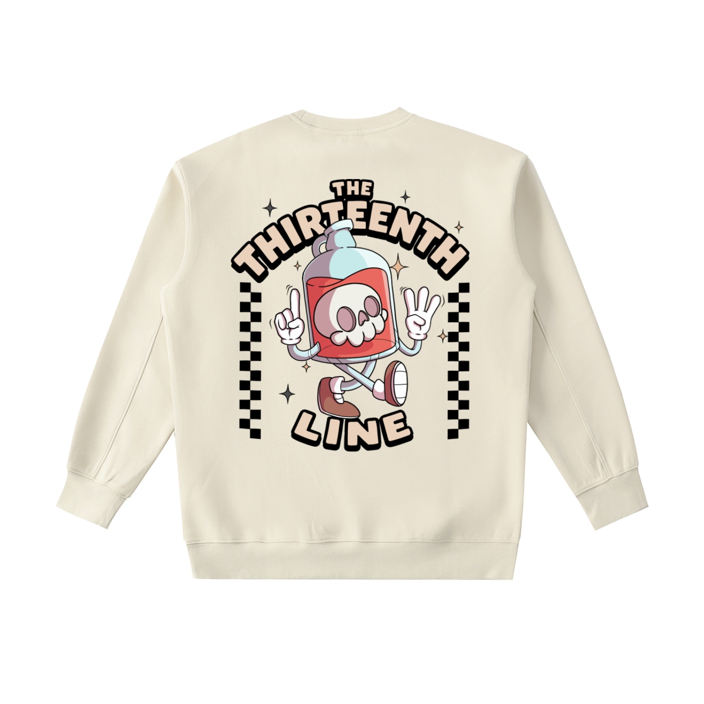 ”BOTTLE BRAIN” Essential Heavyweight Crewneck Sweatshirt - Image 6