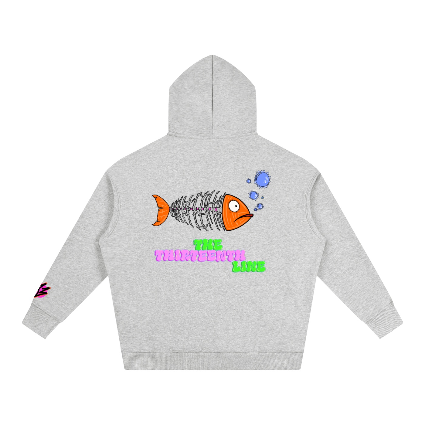 “OG FISH” Oversize Fleeced Hoodie - Image 4
