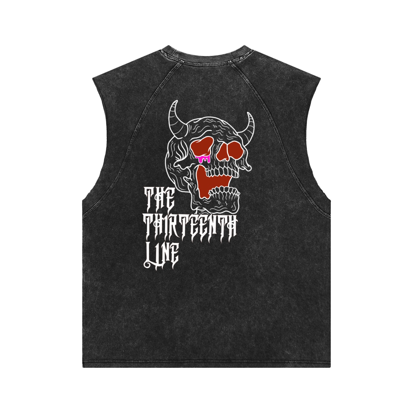 ”OG SKULL” Snow Washed Tank Top - Image 2