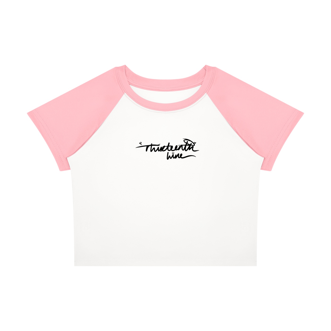 “HAND WRITTEN” Women’s Raglan Color Block Baby T-Shirt - Image 11