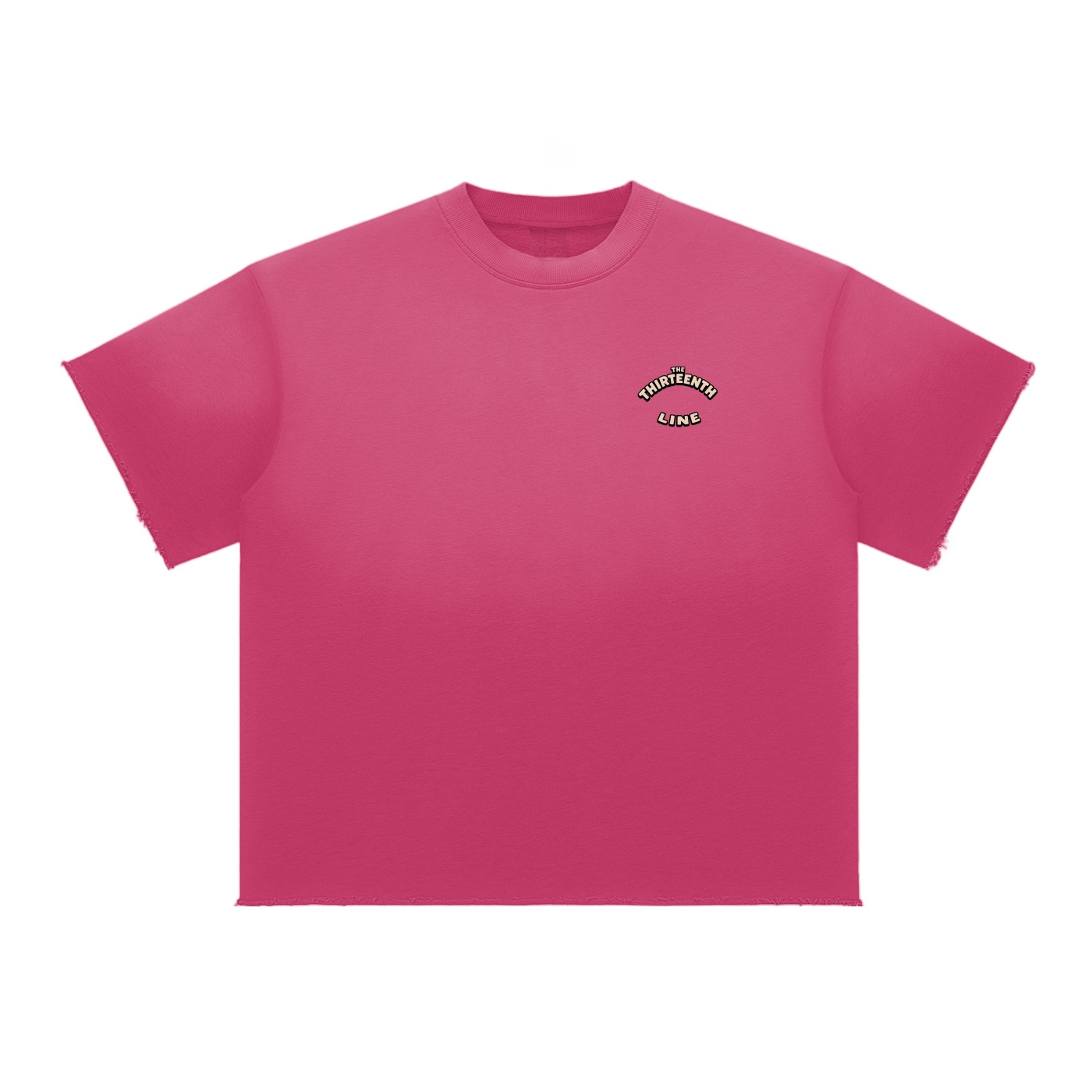”BOTTLE BRAIN” Sun Fade Raw Edge T-Shirt - Image 6