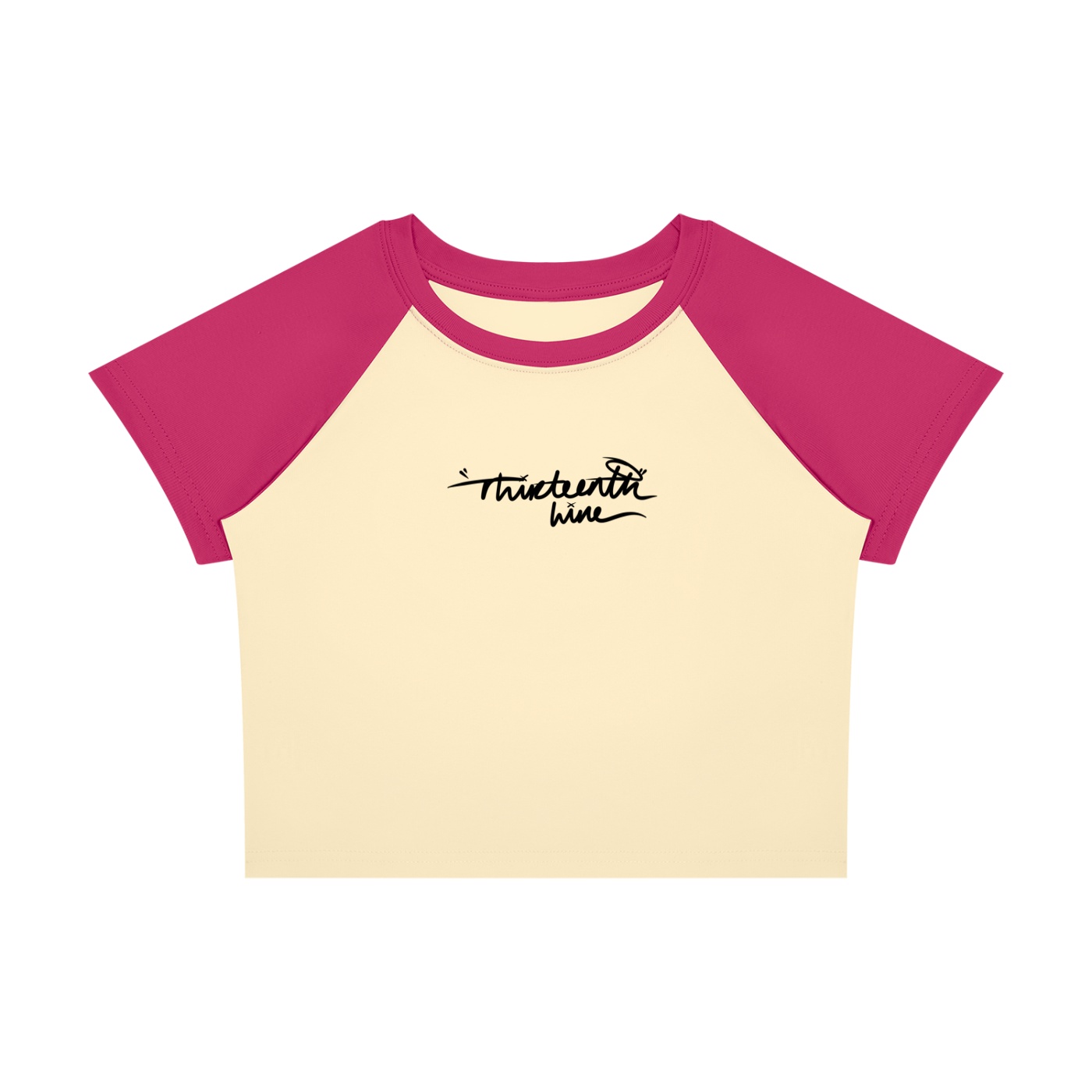 “HAND WRITTEN” Women’s Raglan Color Block Baby T-Shirt - Image 13