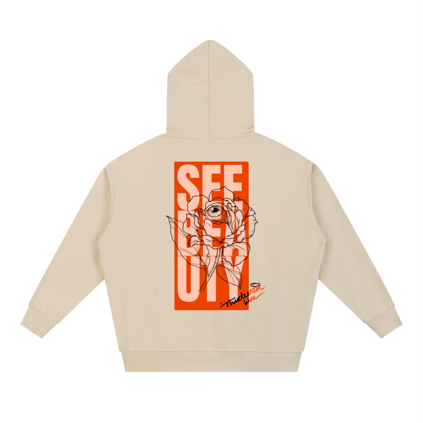 “SEE BEAUTY” Essential Heavyweight Hoodie - Image 18
