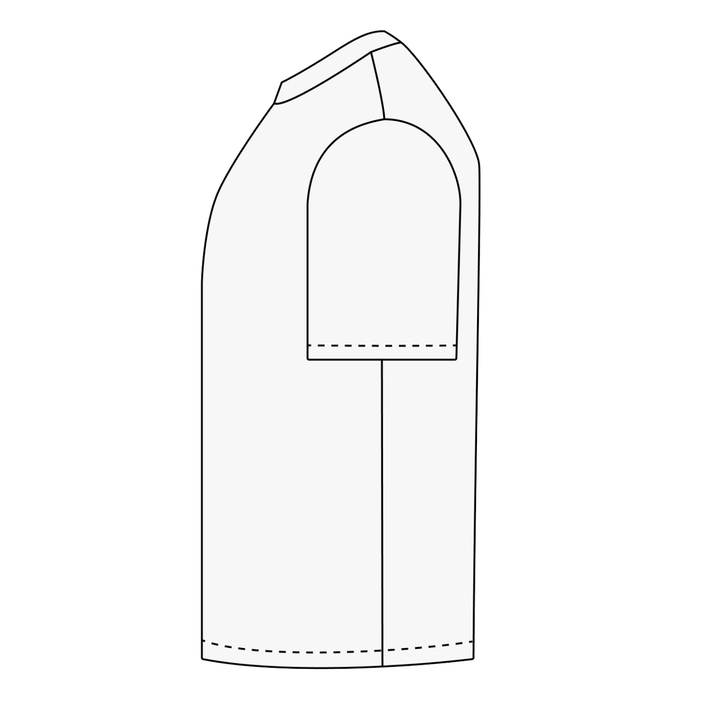 “GHOST TATTOO” Essential Heavyweight Cotton T-Shirt - Image 3