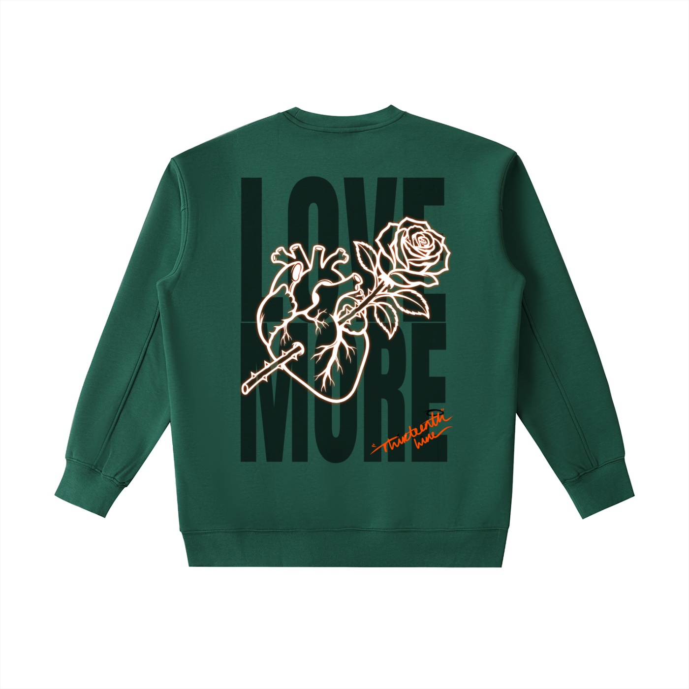 “LOVE MORE” Essential Heavyweight Crewneck Sweatshirt - Image 14