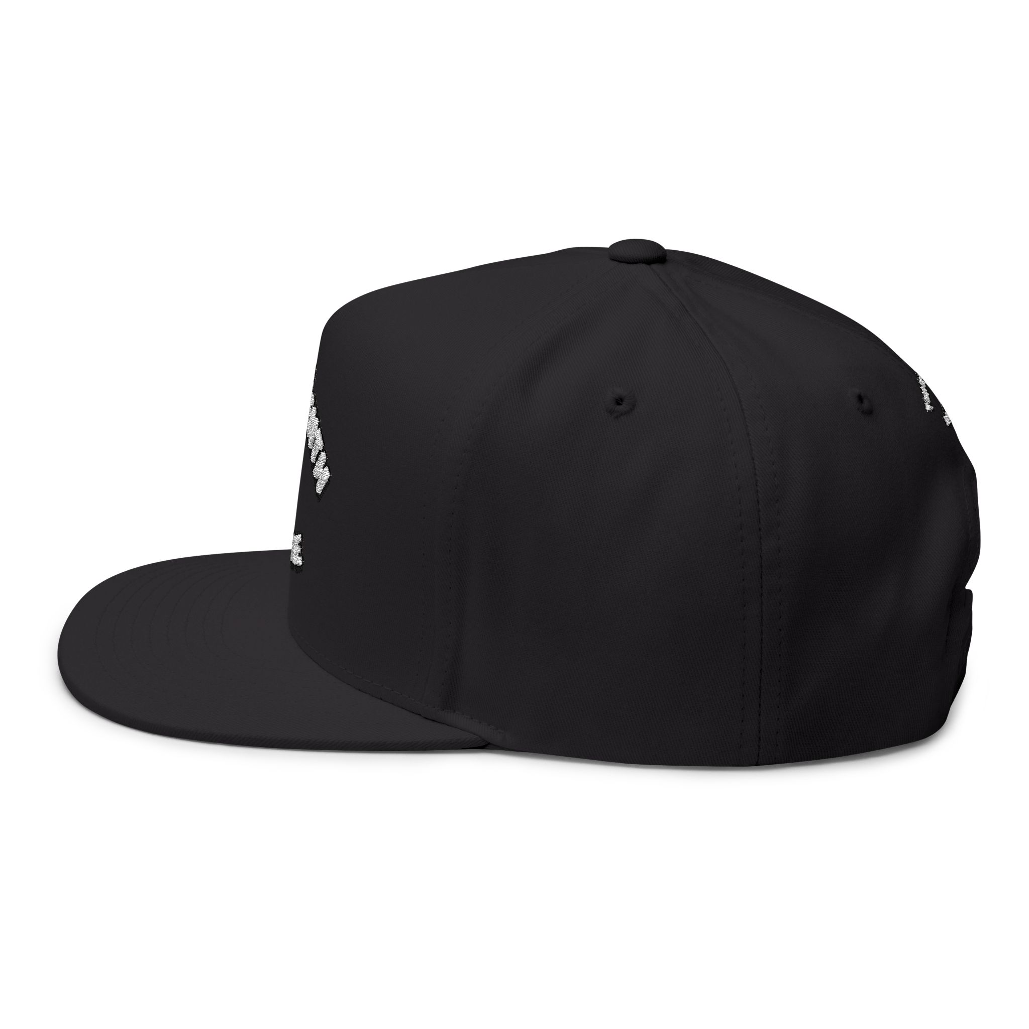 “HAPPY BRAIN” The Thirteenth Line Embroidered Flat Bill Cap - Image 13