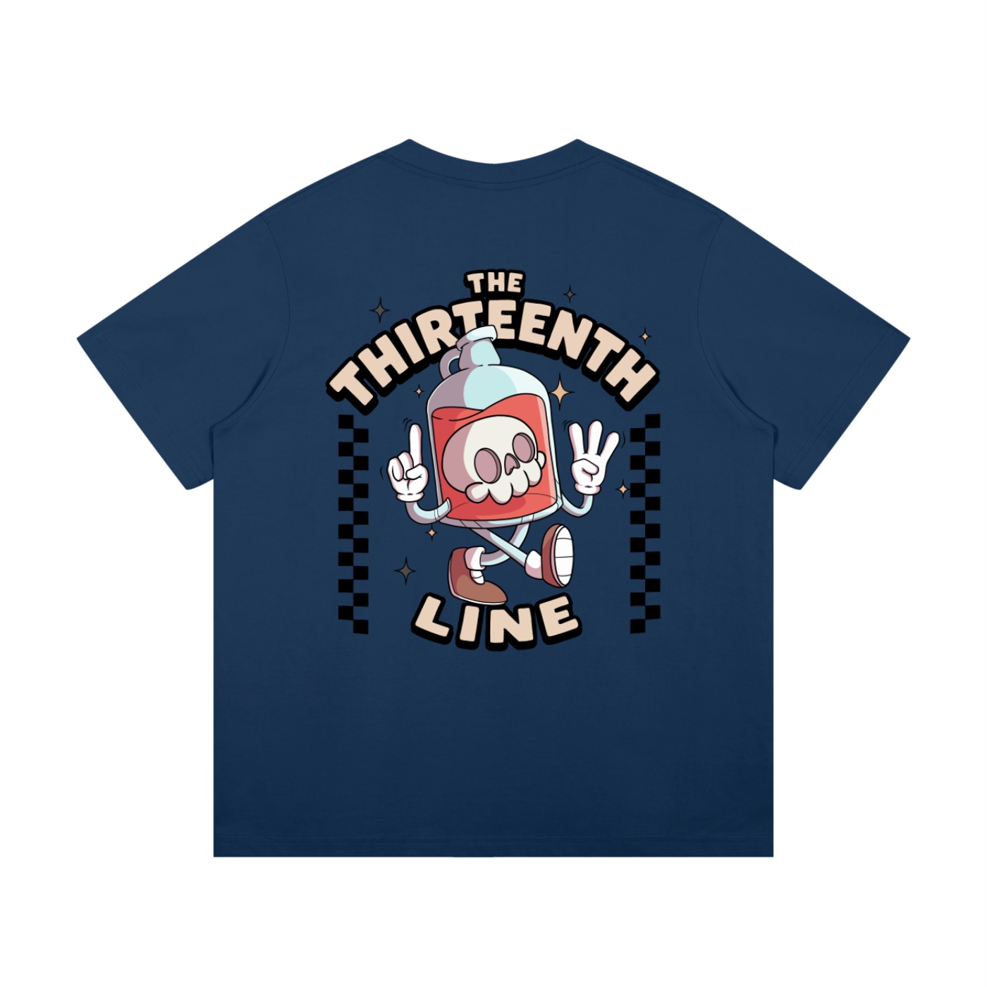 ”BOTTLE BRAIN” Unisex Mid-Weight Cotton T-Shirt - Image 12