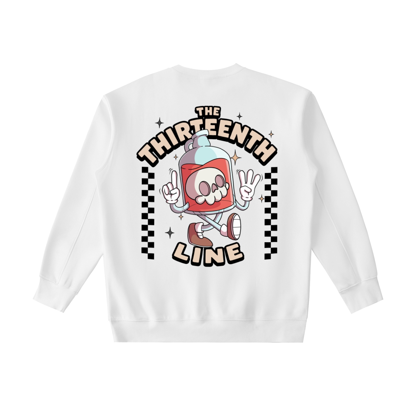 ”BOTTLE BRAIN” Essential Heavyweight Crewneck Sweatshirt - Image 4