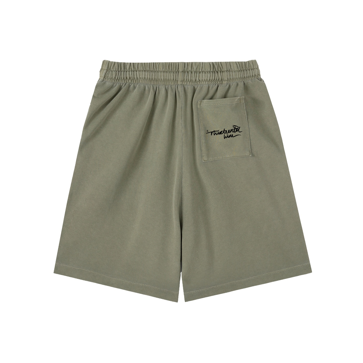 “GHOST” Vintage Wash Cotton Shorts - Image 12