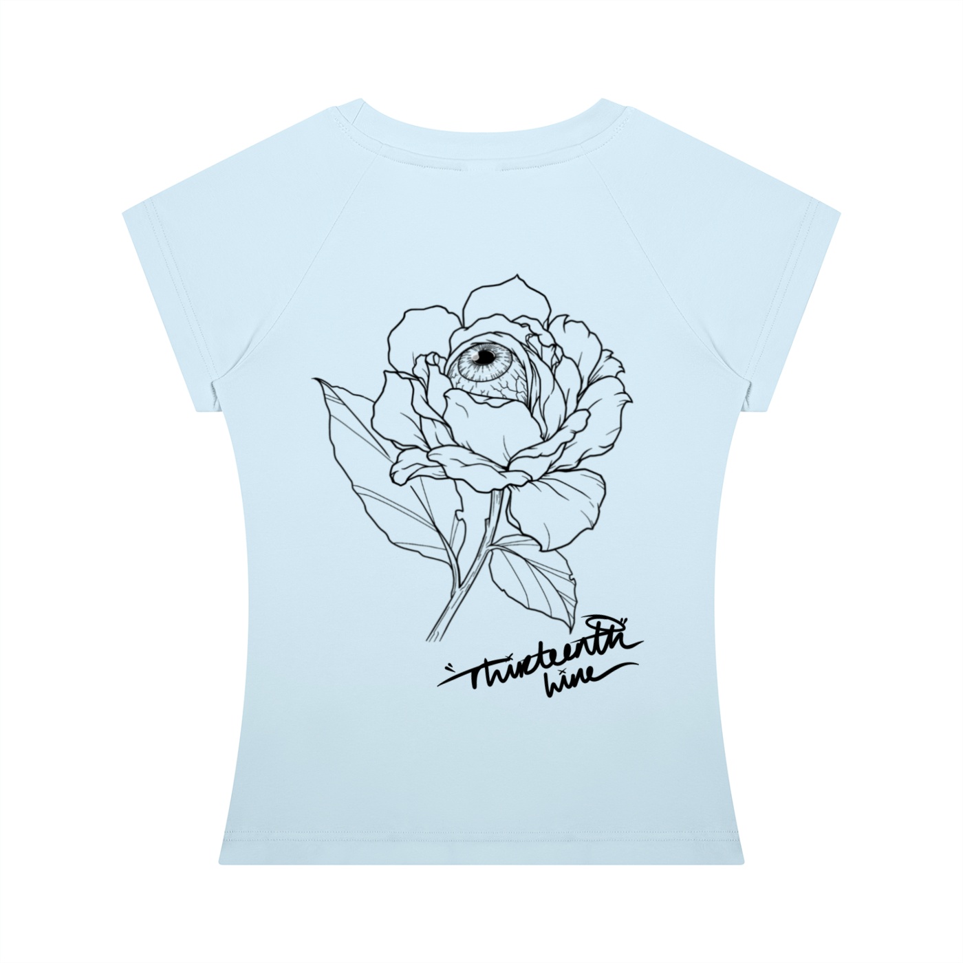”BLOOM” Women’s Slim Raglan T-Shirt - Image 6